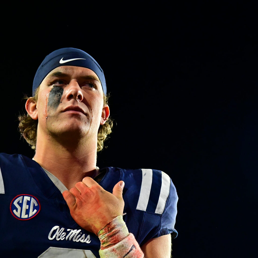 ole miss rebels Football College Jersey Navy