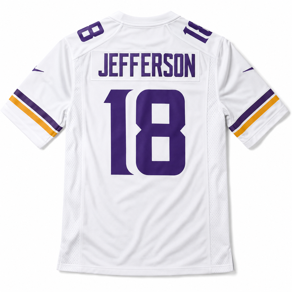 Minnesota Vikings Jersey Blanca