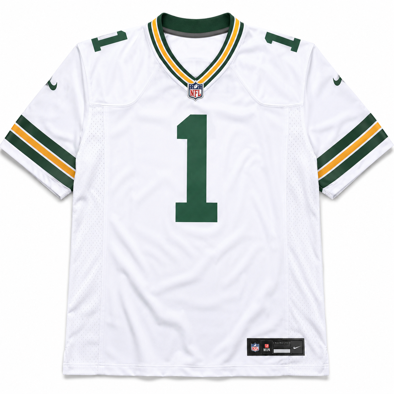 Green Bay Packers Jersey Blanca