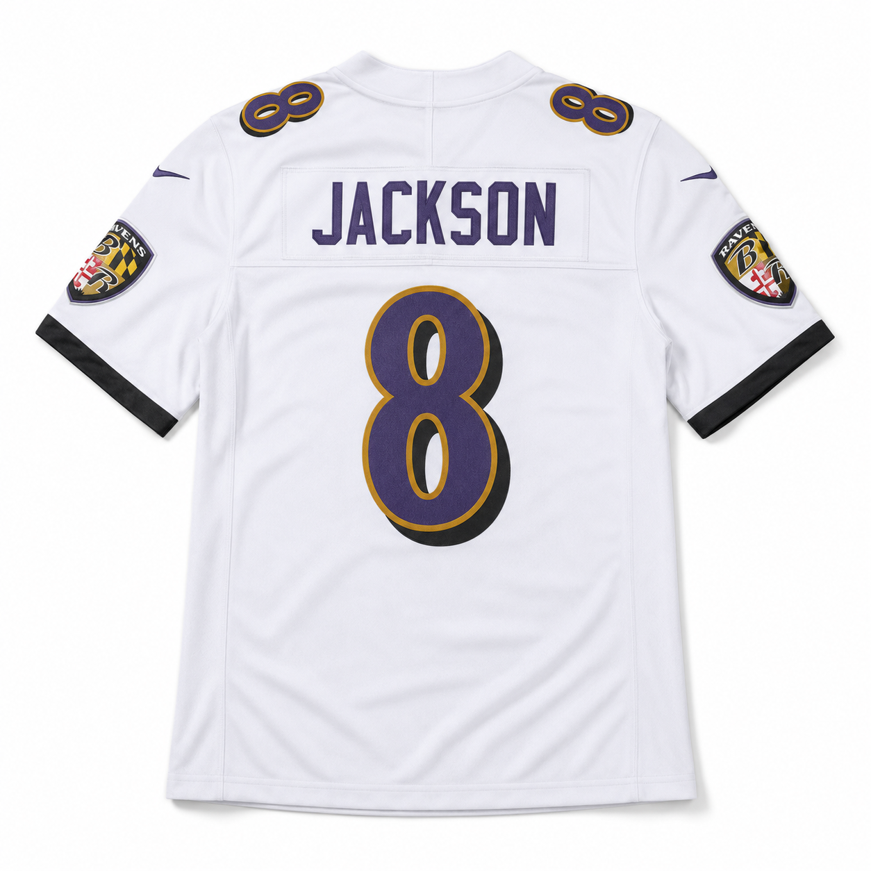 Baltimore Ravens Jersey Blanca