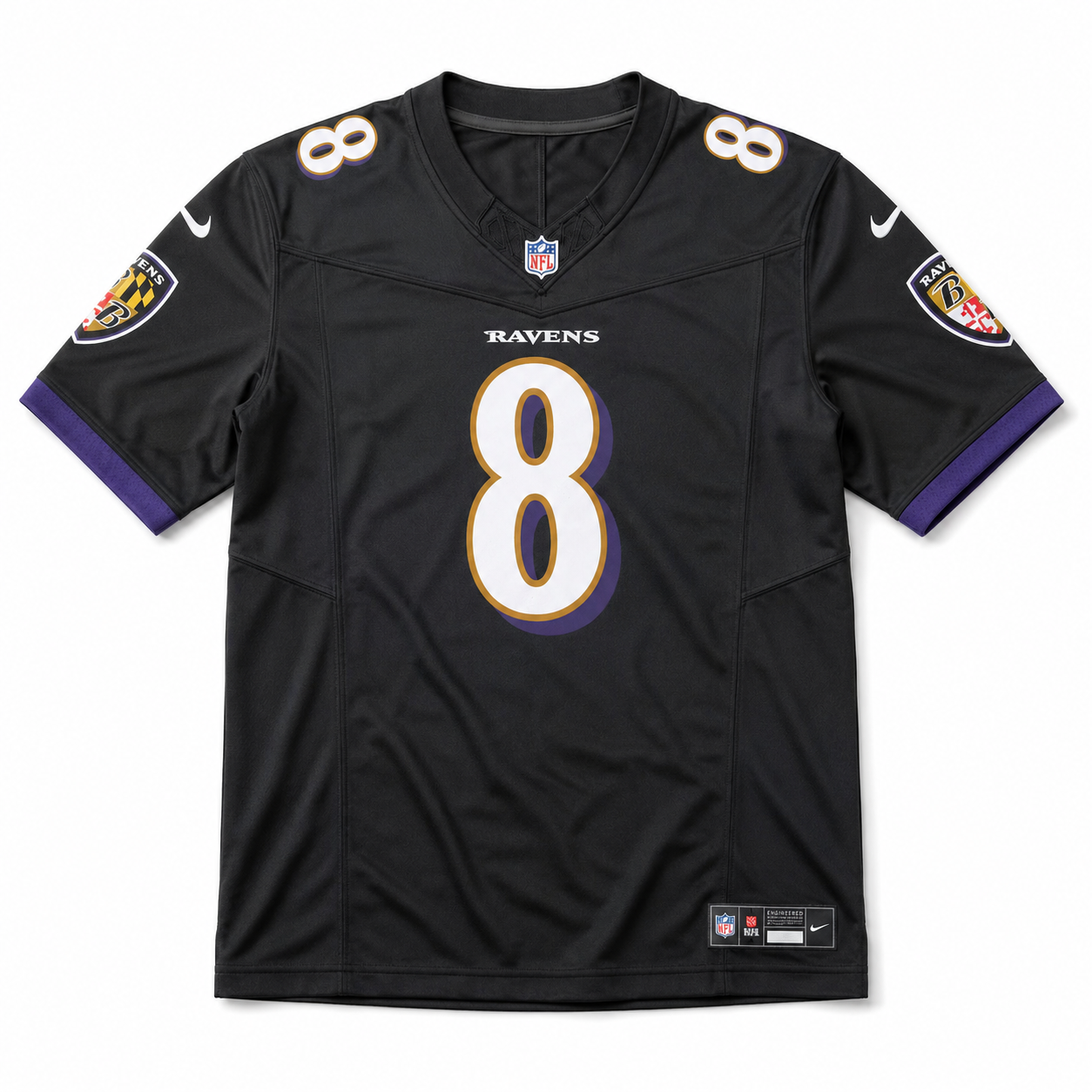 Baltimore Ravens Jersey Negra