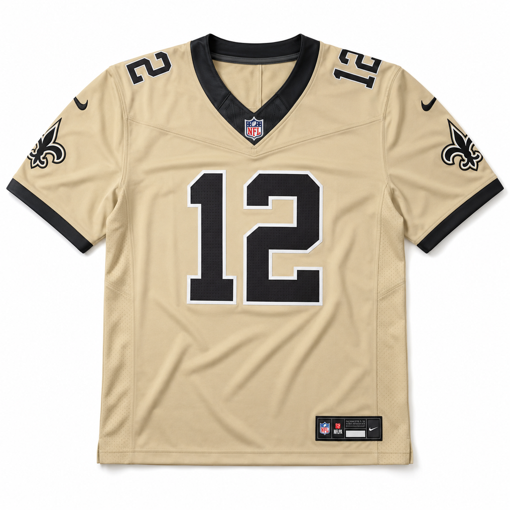 New Orleans Saints Jersey Dorada