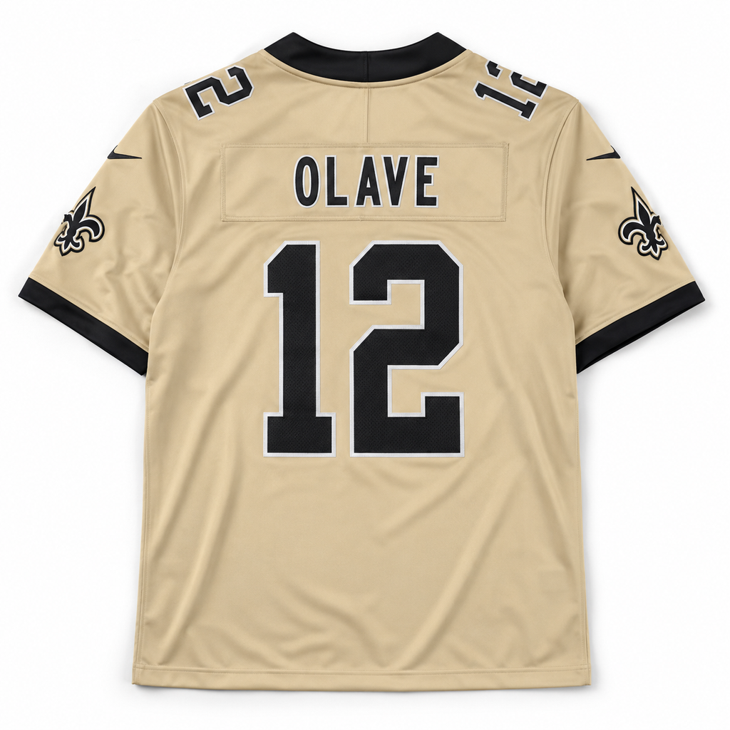 New Orleans Saints Jersey Dorada