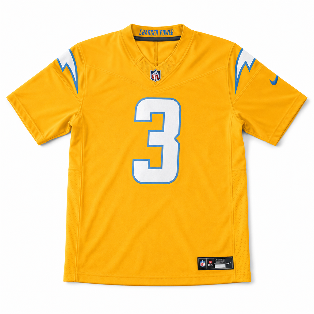 Los Angeles Chargers Jersey Amarilla