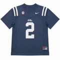 ole miss rebels Football College Jersey Navy
