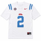 Ole Miss Rebels Football College Jersey Blanca