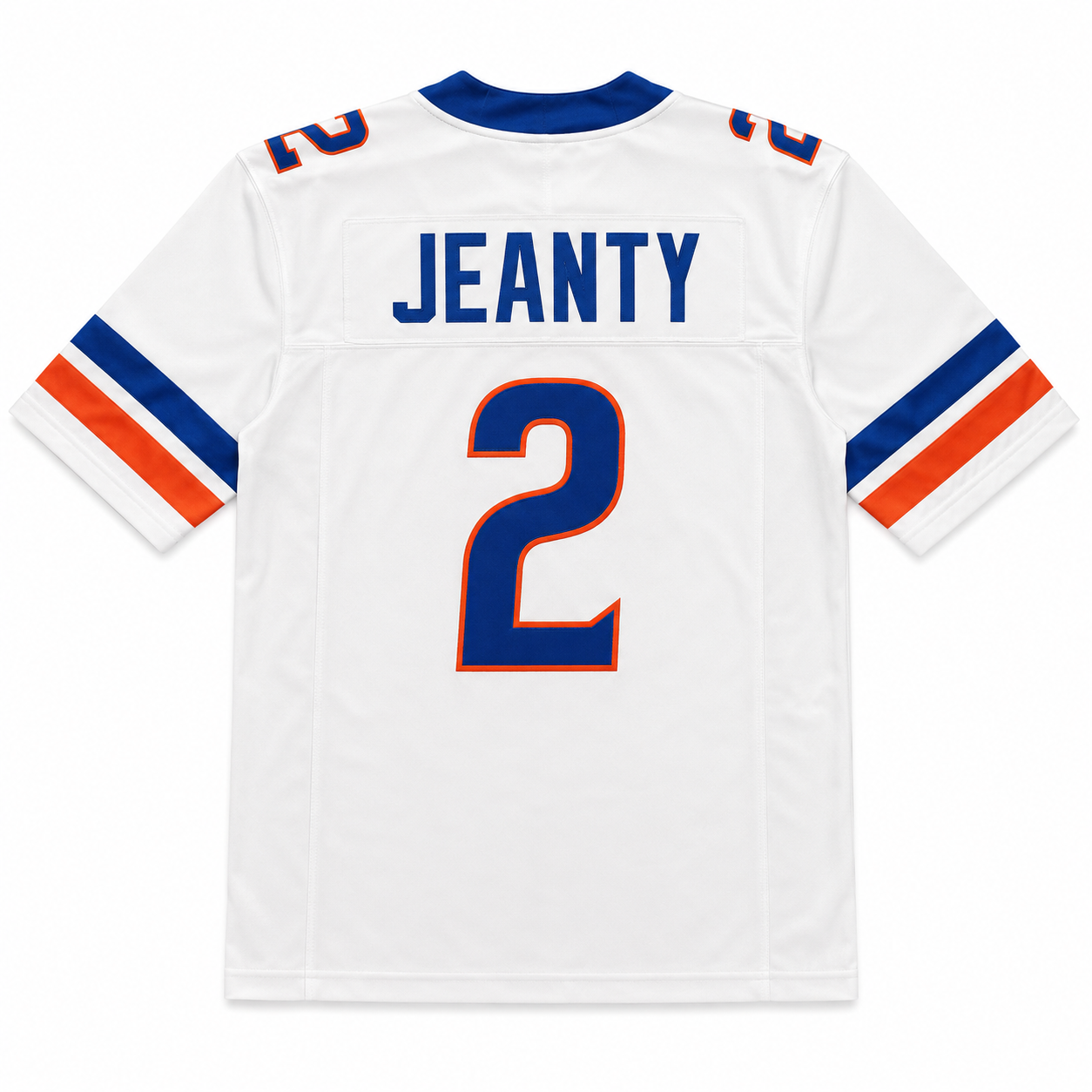 Boise State Broncos Football College Jersey Blanca