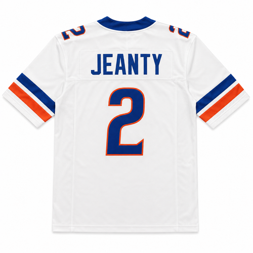 Boise State Broncos Football College Jersey Blanca