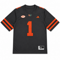 Miami Hurricanes Football College Jersey Negra