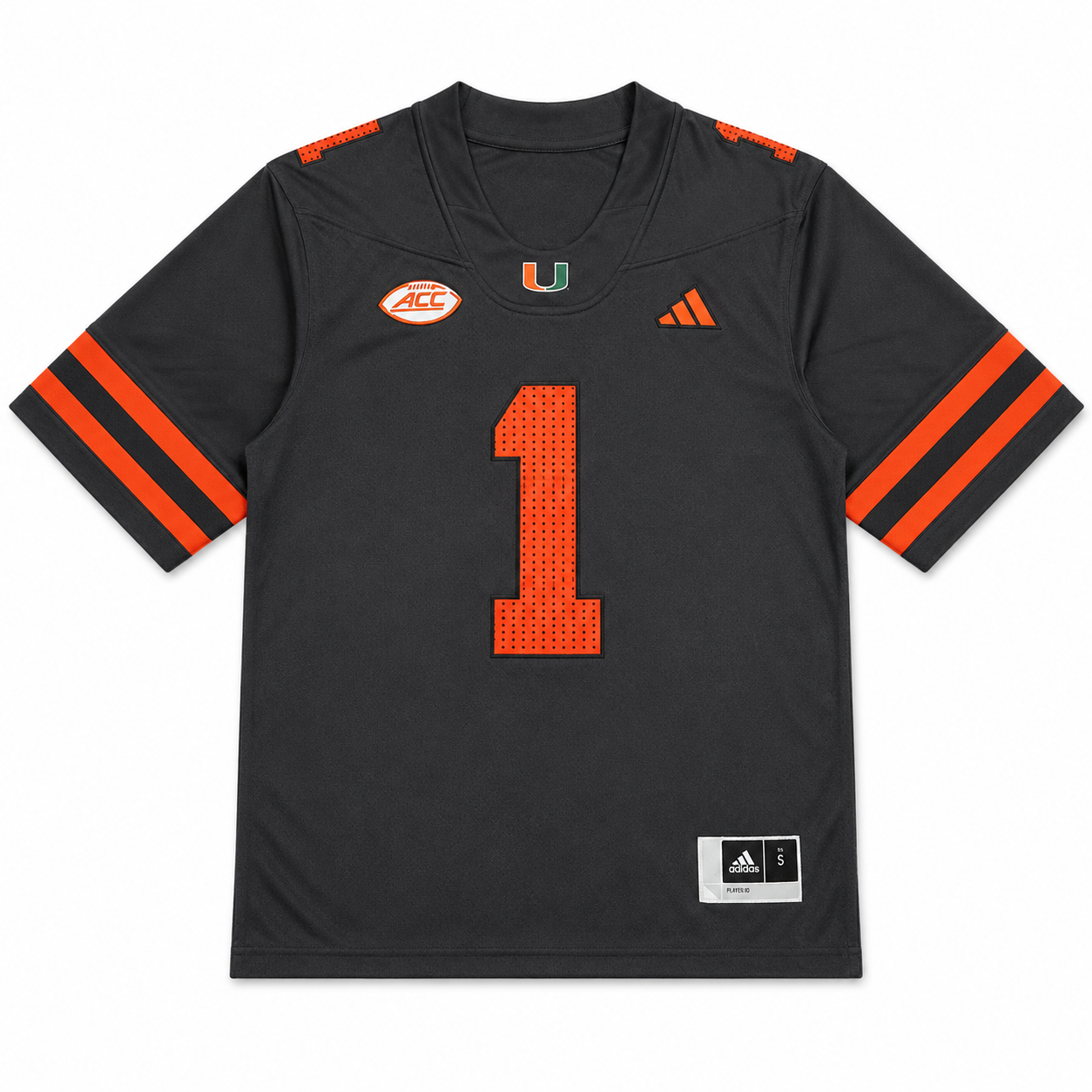 Miami Hurricanes Football College Jersey Negra