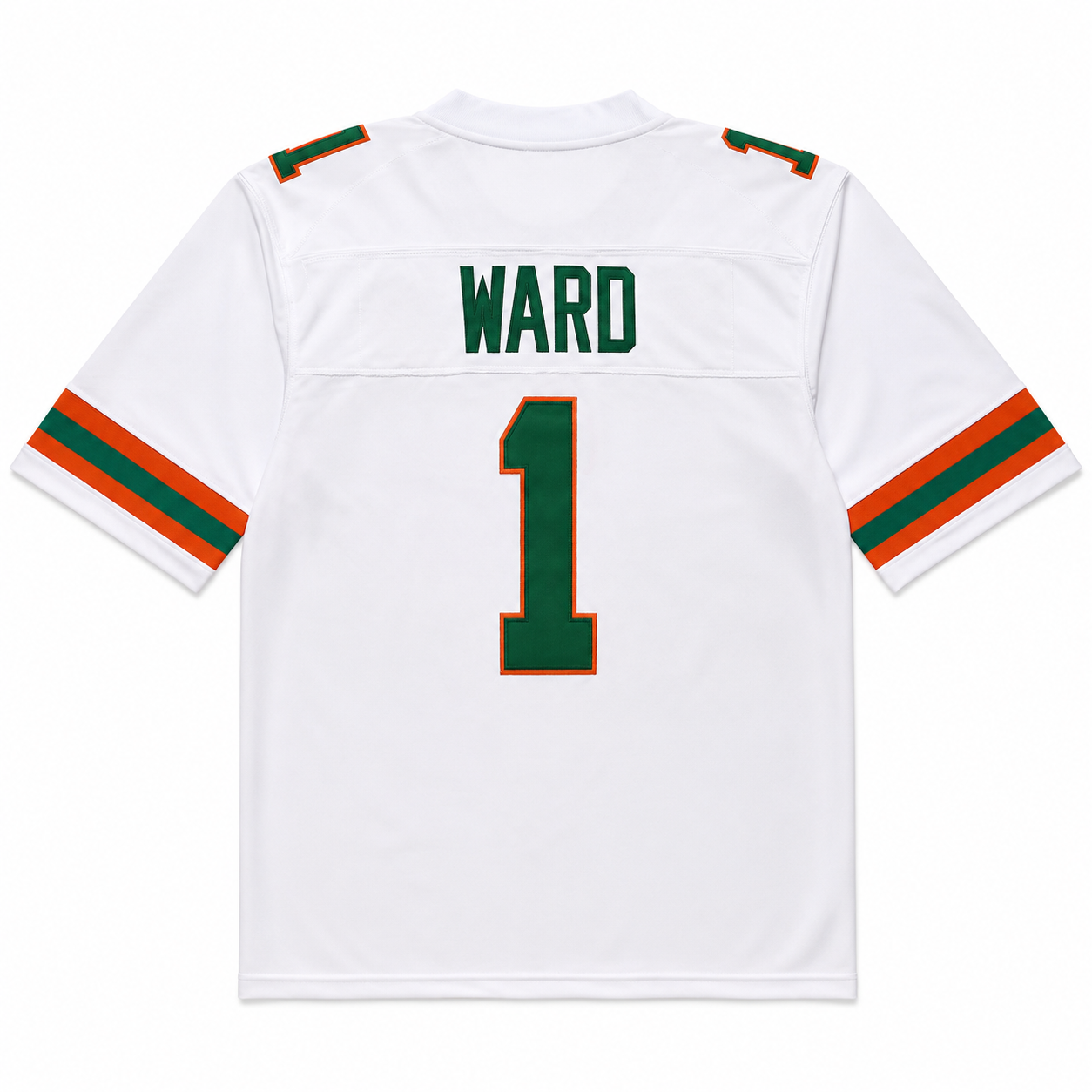 Miami Hurricanes Football College Jersey Blanca