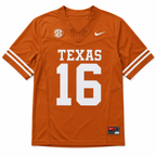 Texas Longhorns Football College Jersey Naranja