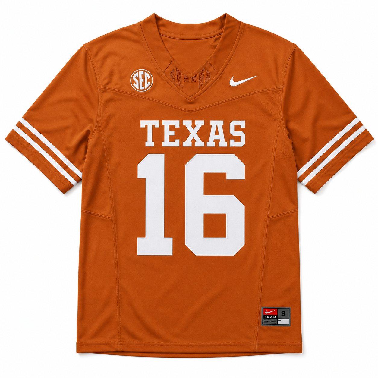 Texas Longhorns Football College Jersey Naranja