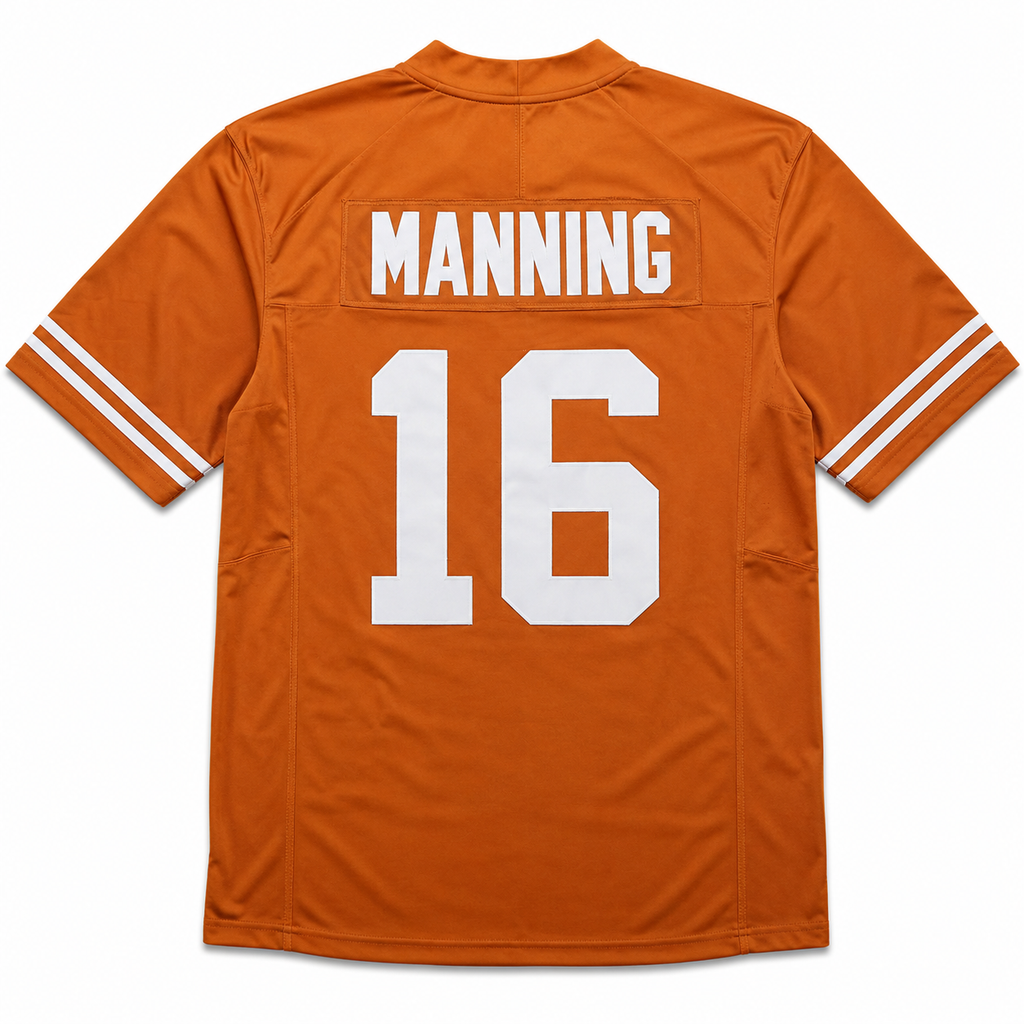 Texas Longhorns Football College Jersey Naranja