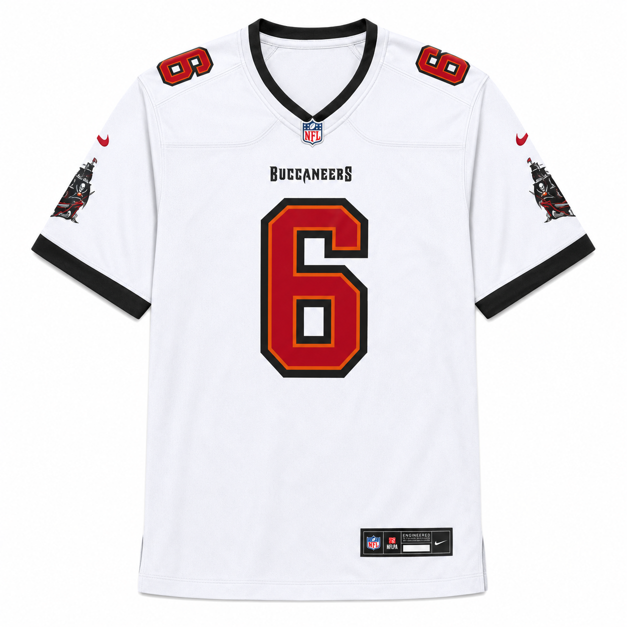 Tampa Bay Buccaneers Jersey Blanca