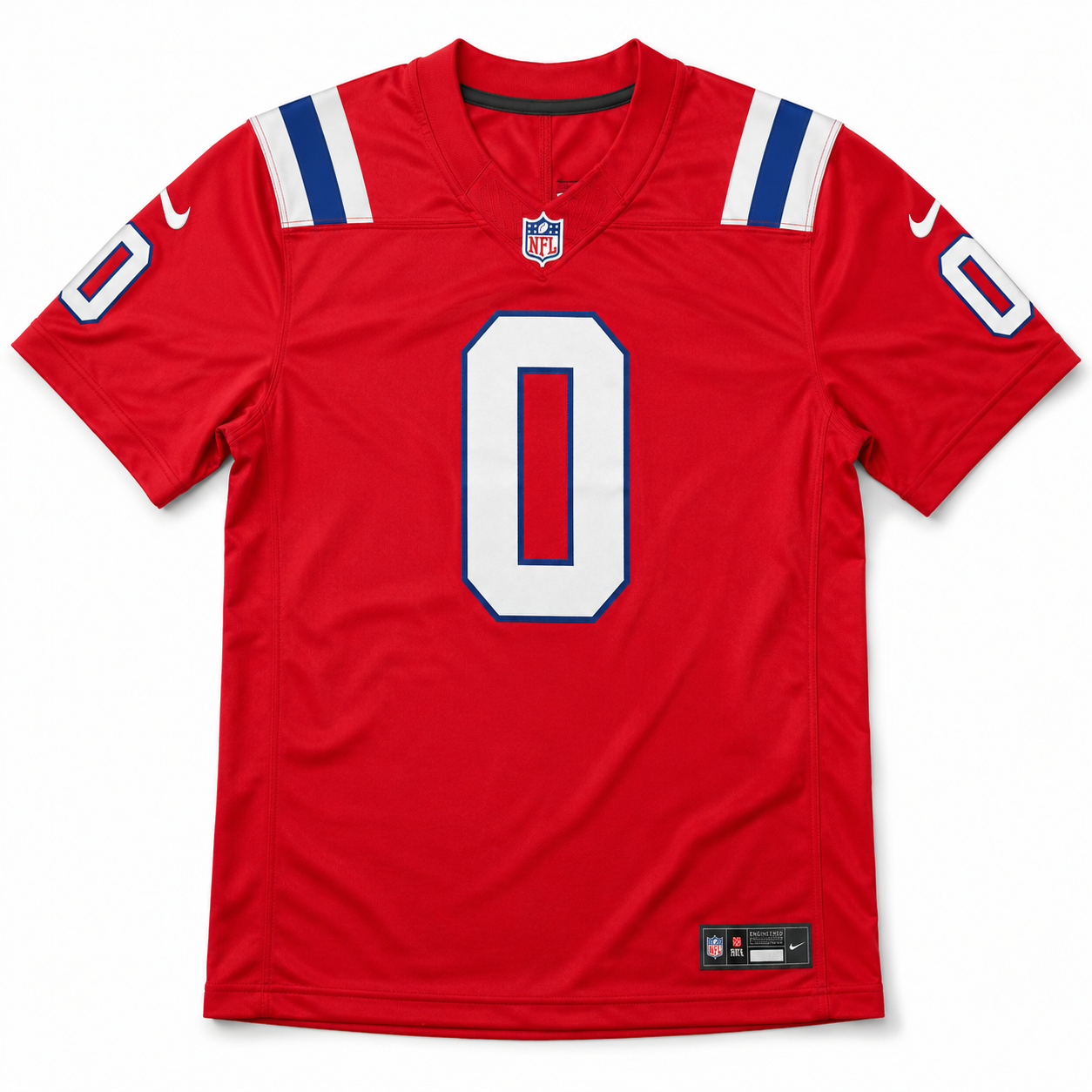 New England Patriots Jersey Roja
