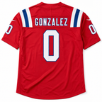New England Patriots Jersey Roja