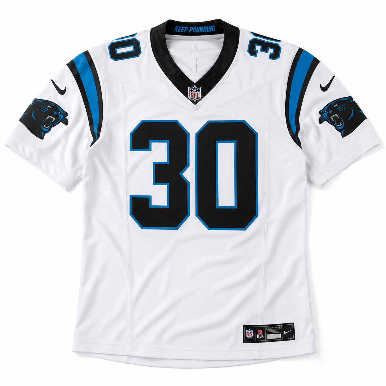 Carolina Panthers Jersey Blanca