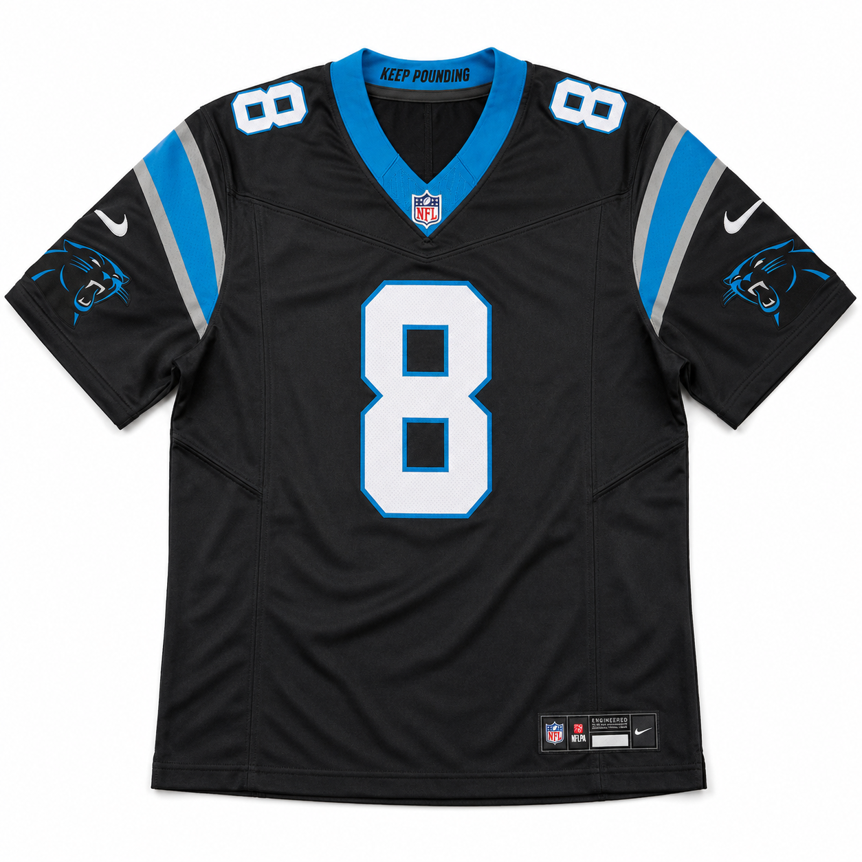 Carolina Panthers Jersey Negra
