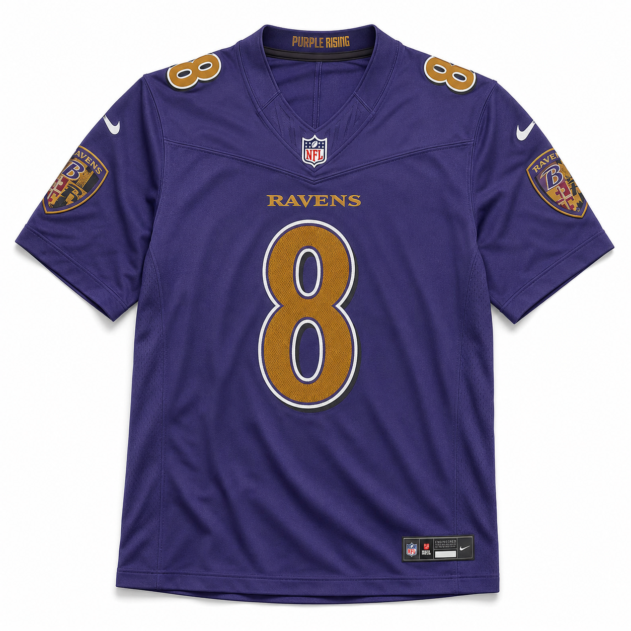 Baltimore Ravens Jersey Morada Alternativa