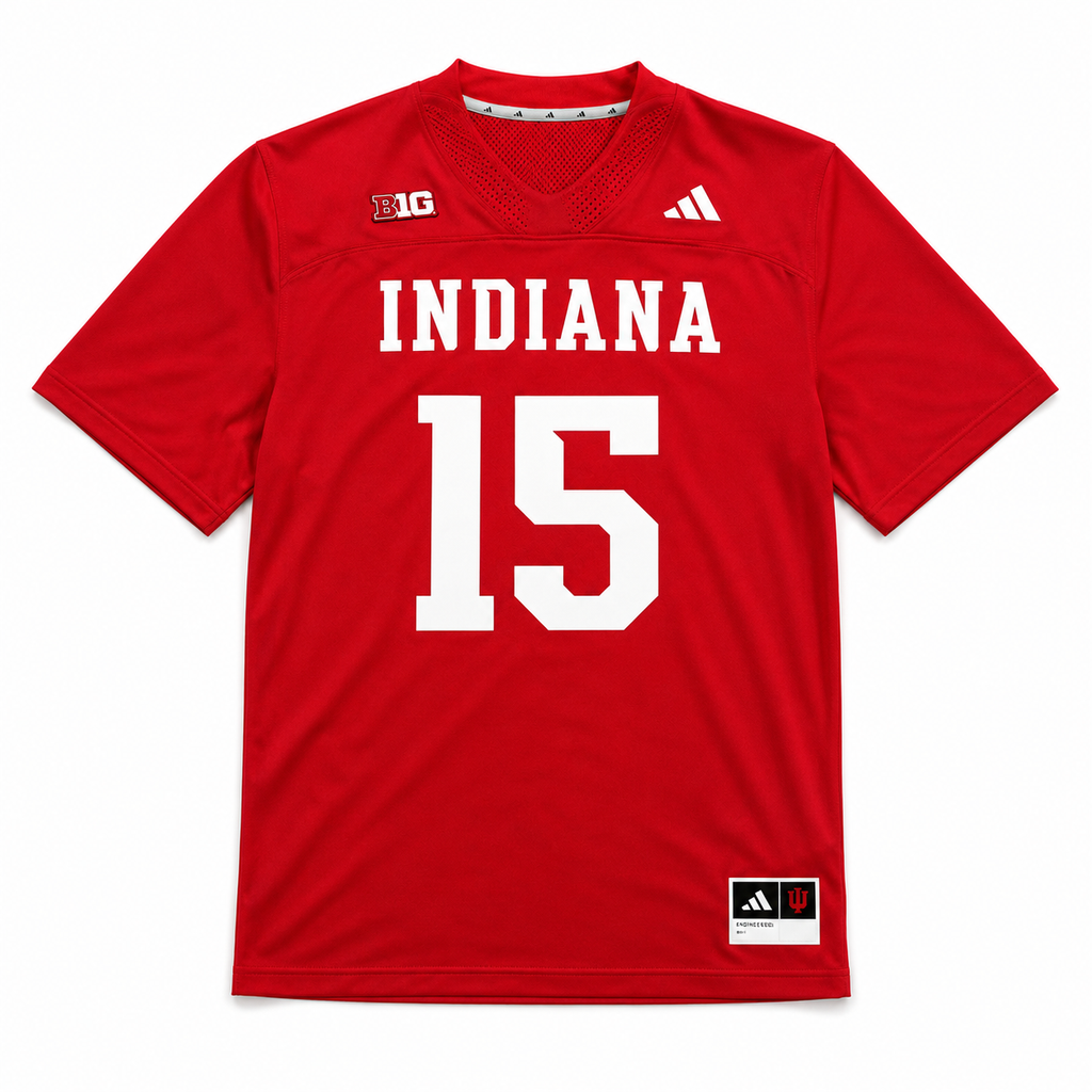 Indiana Hoosiers Football College Jersey Carmesi