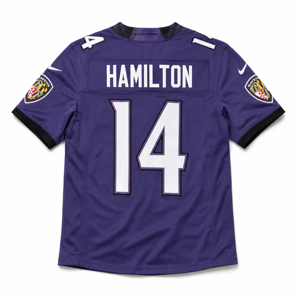 Baltimore Ravens Jersey Morada 2026