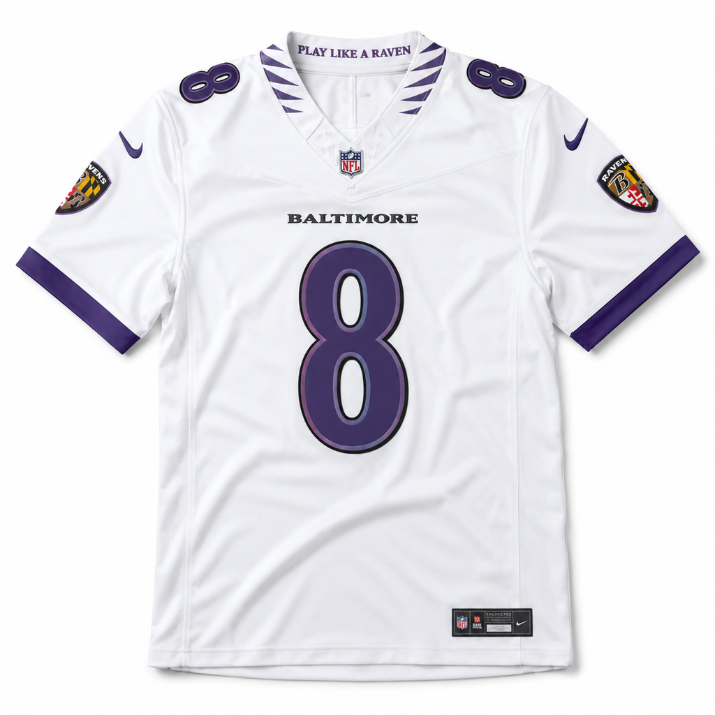 Baltimore Ravens Jersey Blanca 2026