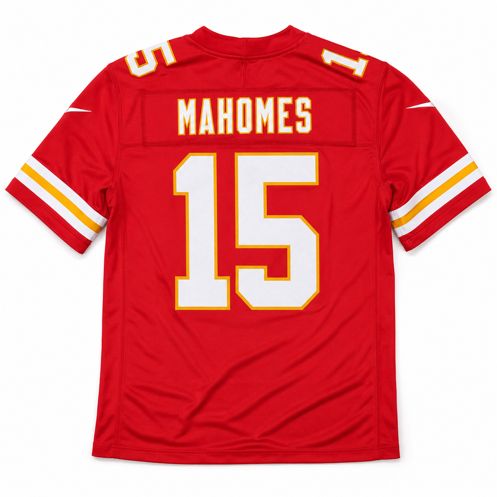 Kansas City Chiefs Jersey Roja