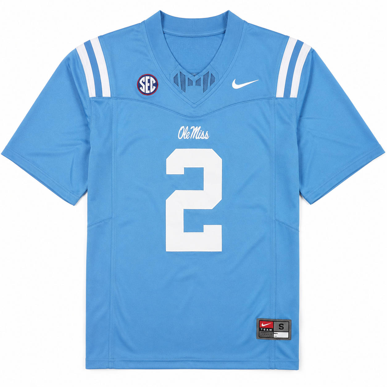 Ole Miss Rebels Football College Jersey Azul
