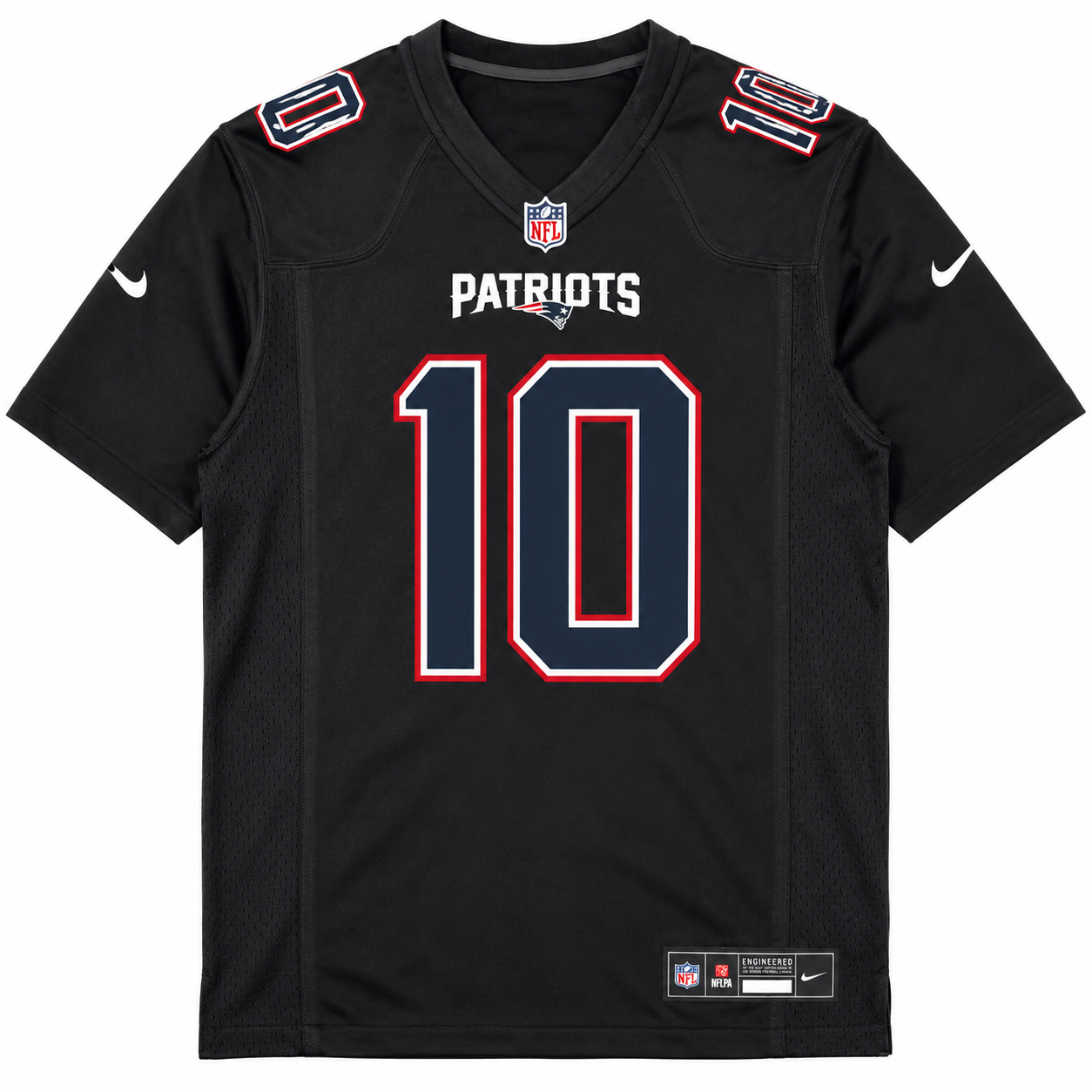 New England Patriots Jersey Carbon Black