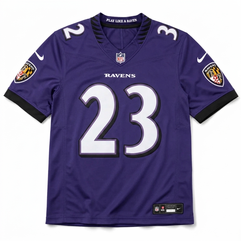 Baltimore Ravens Jersey Morada 2026 Spooky 23