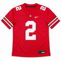 Ohio State Football College Jersey Roja