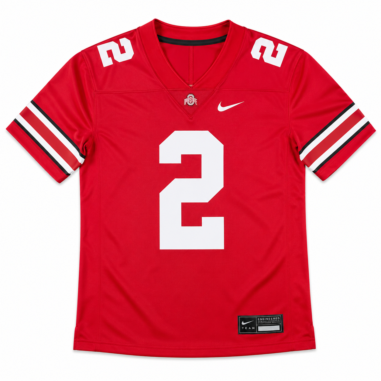 Ohio State Football College Jersey Roja