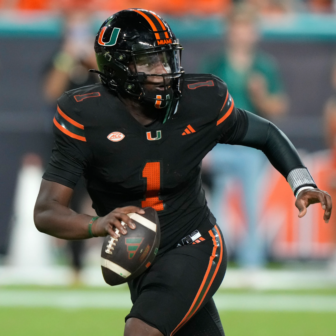 Miami Hurricanes Football College Jersey Negra