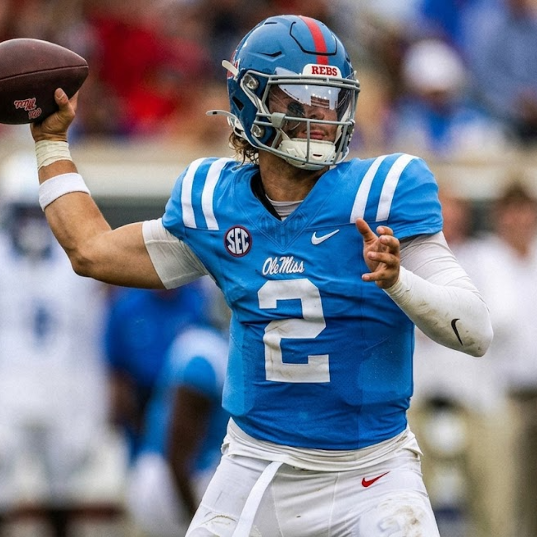 Ole Miss Rebels Football College Jersey Azul