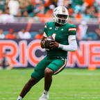 Miami Hurricanes Football College Jersey Aqua