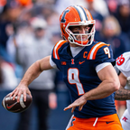 Illinois Fighting Illini Football College Jersey Azul