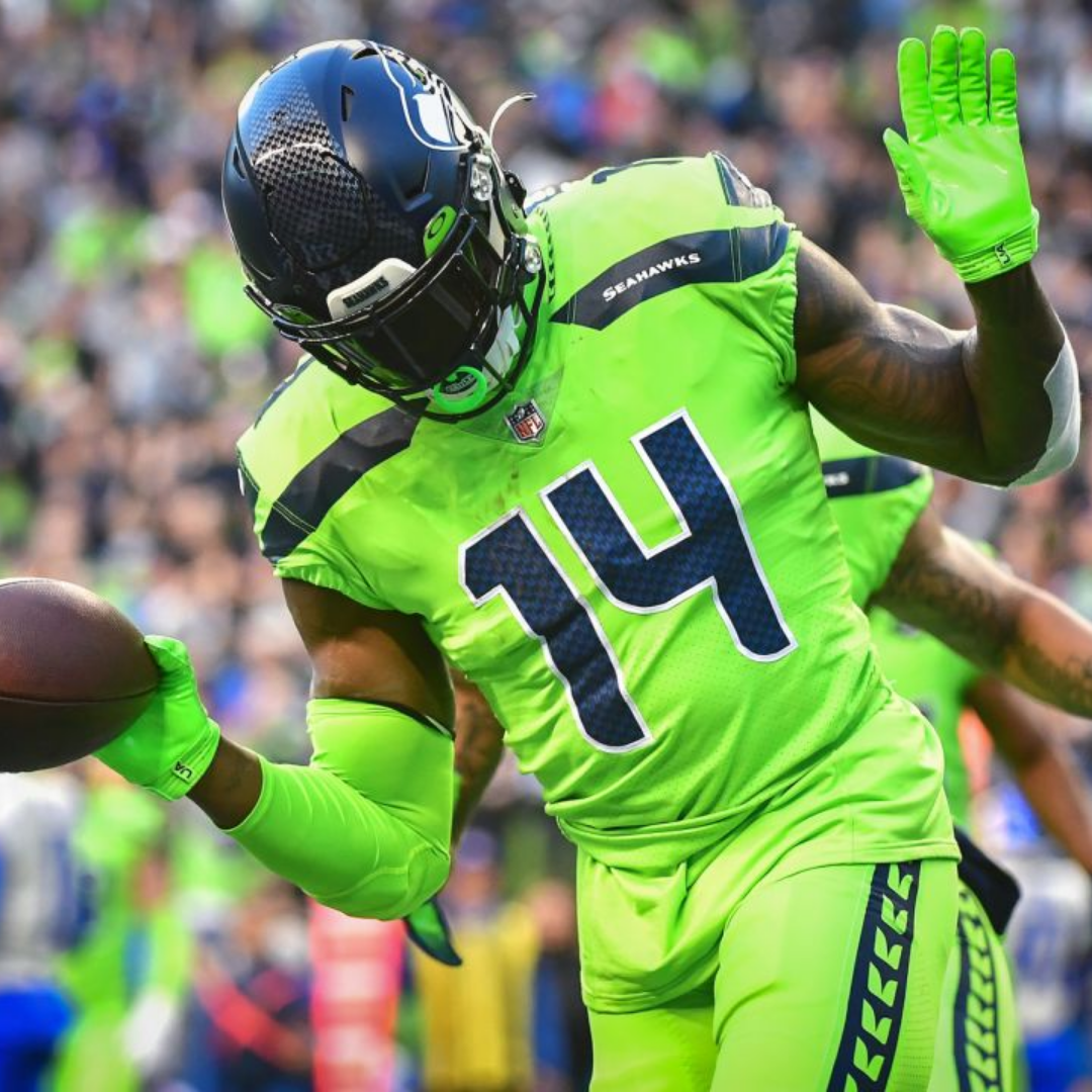 Seattle Seahawks Verde Neón Jersey