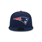 Gorra New England Patriots Felt Navy Snapback