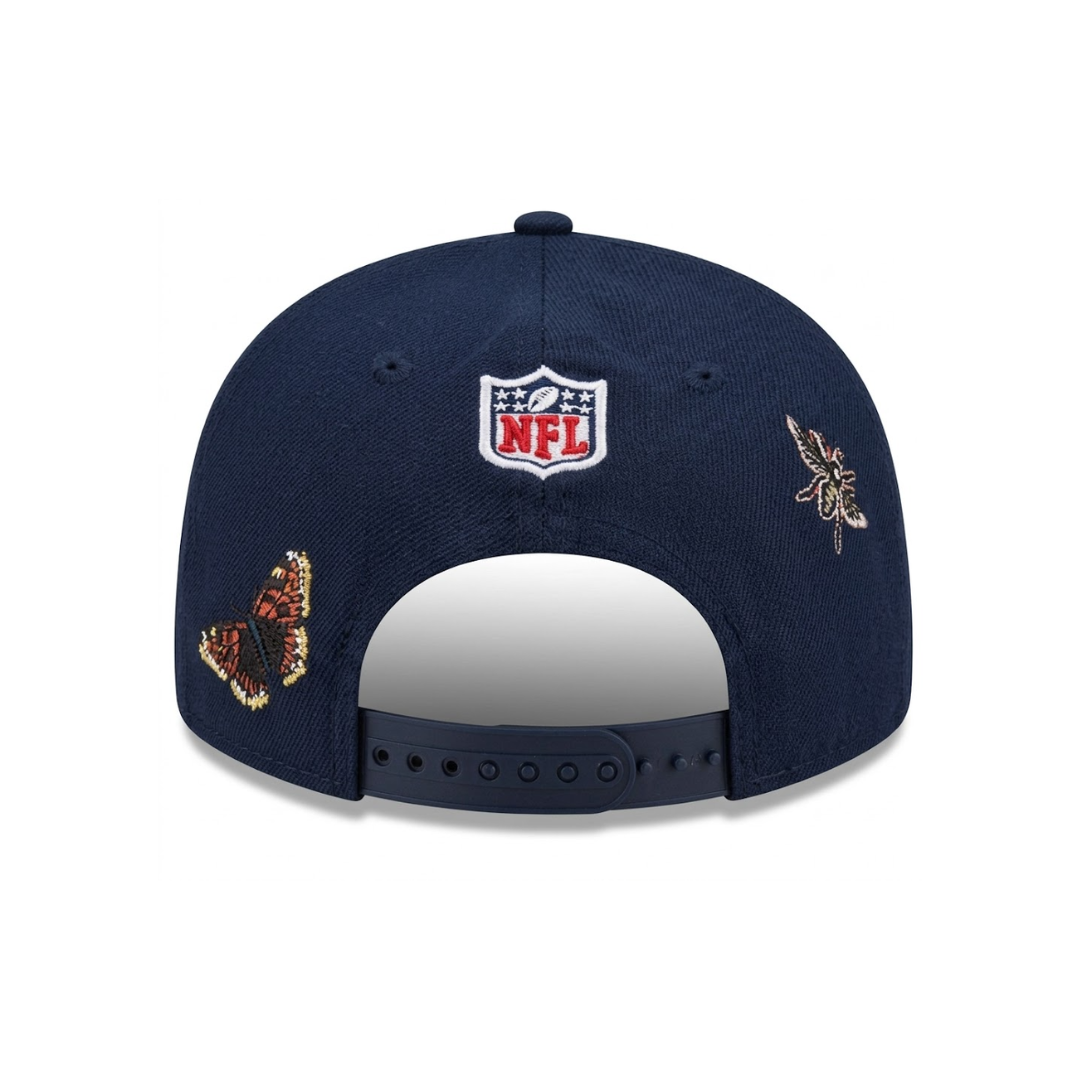 Gorra New England Patriots Felt Navy Snapback