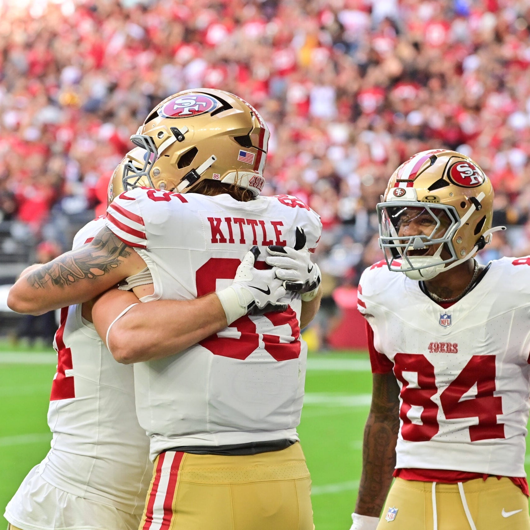 San Francisco 49ers Jersey Blanca