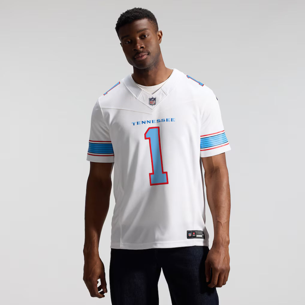 Tennessee Titans Jersey Blanca