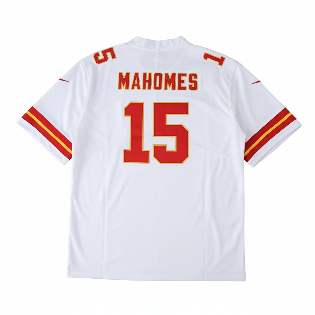 Kansas City Chiefs Jersey Blanca