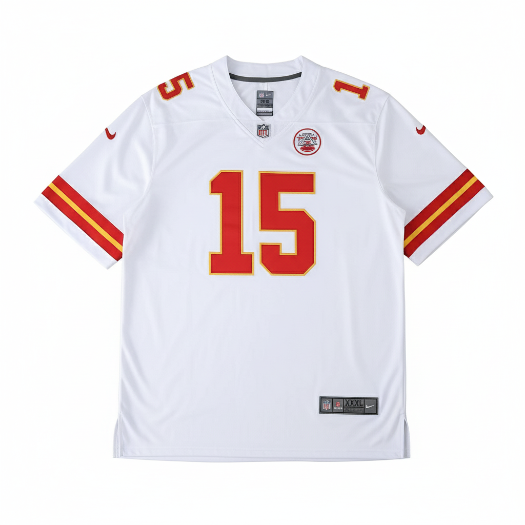 Kansas City Chiefs Jersey Blanca