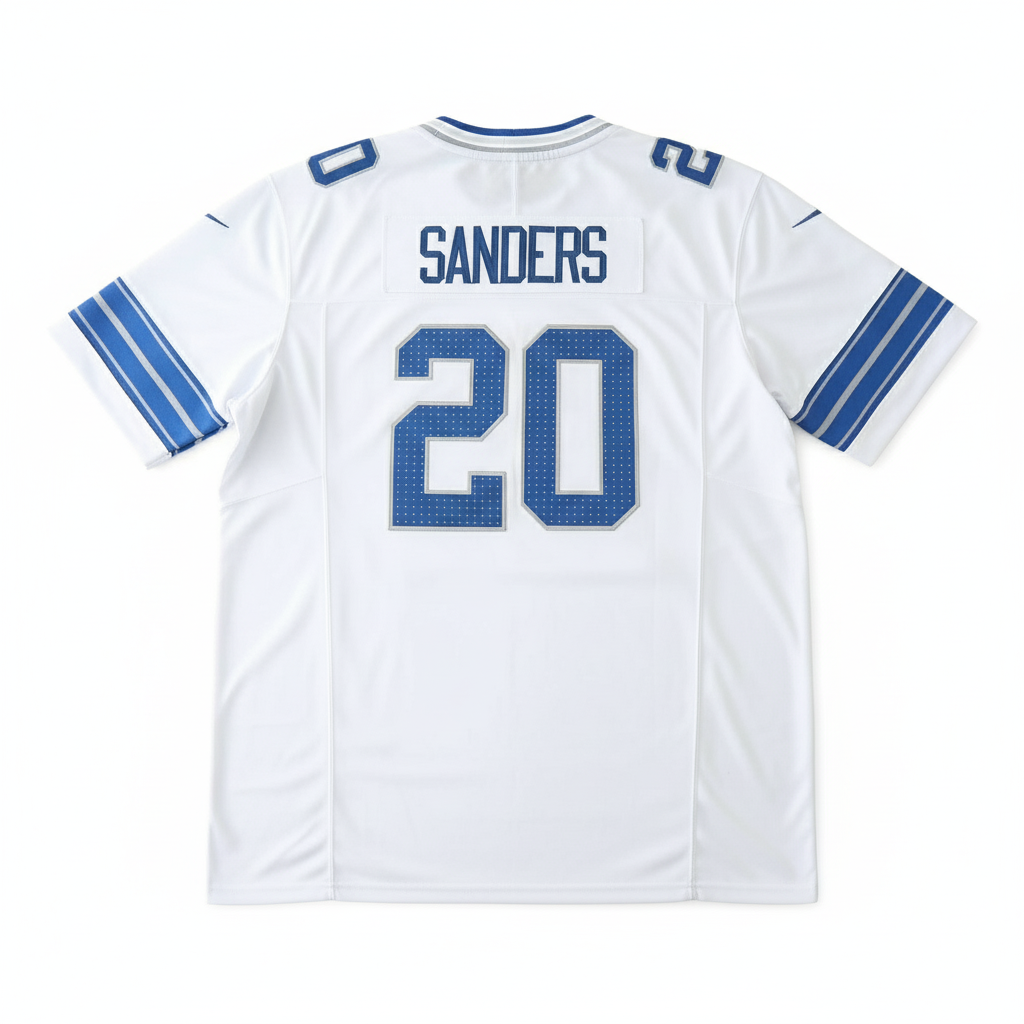 Detroit Lions Jersey Blanca